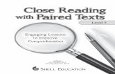 Close Reading with Paired Texts - Teacher Created … · Comprehension Close Reading with Paired Texts Level 5 Authors ... And the river flows like a stream of glass; ... The morning