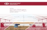 Turkey Syrian Refugee Resilience Plan - fao.org · MFSP Ministry of Family and Social Policies ... 6 Health Status Survey of Syrian refugees in Turkey (AFAD, Ministry of Health, WHO,