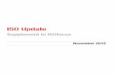 ISO Update - International Organization for … · ISO Update, Supplement to ISO Focus -- November 2016 3. ISO/DIS 11783-6 * Tractors and machinery for agriculture and forestry —