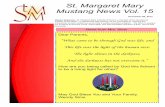 St. Margaret Mary Mustang News Vol. 15 - SMM School SMM Newsletter... · school code for St. Margaret Mary ... default/files/Birthday%20Books%20Club%20Letter.pdf). It is a great way