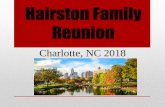 Hairston Family Reunion · Hilton Charlotte University •Lakeside hotel •50 shops & restaurants at University Place •Nearby parks & recreations •Concord Mills mall, Charlotte