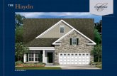 THE Haydn - Caruso Homes · THE Haydn Opt. Loft To see more options or build your own ﬂ oor plan Visit our Floor Plan Designer  Opt. Bath Std. Half Wall