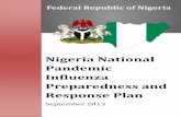 Pandemic Preparedness and Response Plan for Nigeriancdc.gov.ng/themes/common/docs/protocols/16_1490369515.pdf · Nigeria National Pandemic ... Pandemic Influenza Preparedness and