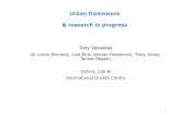 Urban framework & research in progress - theigc.org · Urban framework & research in progress Tony Venables ... Held by private individuals or Buganda Kingdom. Separation of ownership