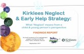 Kirklees Neglect & Early Help Strategy of the... · Kirklees Neglect & Early Help Strategy: What ‘Neglect’ means from a child & young person’s perspective An brief summary of