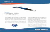 Hot Tap Kit - Corrosion Monitoring-Cosasco · The COSASCO® Hot Tap Kit, (Part No. 126248), is designed to provide a means of ... Hot Tapping can be performed safely with pressures