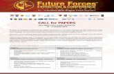 CALL for PAPERS - ff14.future-forces.orgff14.future-forces.org/download/Call-for-Papers_FS-EN.pdf · K-ISOM, Military Logistics International, Military Technology, Mönch Publishing