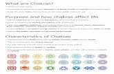 What are Chakras? - WordPress.com · What are Chakras? • Life force or ... The Sacral Chakra is located in the sacrum and is considered to correspond to the testes or the ovaries