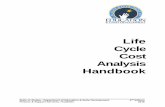Life Cycle Cost Analysis Handbook: Cost Benefit Guide · Life Cycle Cost Analysis Handbook – 2nd Edition 1 Table of Contents ... future costs associated with the construction and