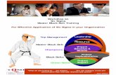 Resource - Six Sigma Certification in India Sigma Master Black Belt Brochure.pdf · Six Sigma Master Black Belt Training For Effective Application of Six Sigma in your Organization