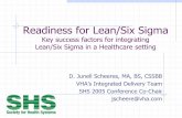 Key success factors for integrating Lean/Six Sigma … · Key success factors for integrating Lean/Six Sigma in a Healthcare setting ... open Cautious, closed ... How familiar are