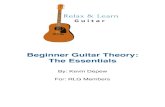 Beginner Guitar Theory: The Essentials · Beginner Guitar Theory - The Essentials ... Mental skills: This is your music theory knowledge, fretboard knowledge, applying yourself to