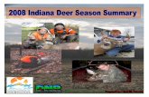2008 Deer Season Summary - IN.gov · Figure 4. A. Early Archery harvest and B. Late Archery harvest composition in 2008 - 6 - The firearms season harvest of 86,454 deer was an increase