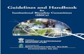 Guidelines and Handbook - Department of … · Confidentiality ... Form B5: Application to RCGM for receiving GMOs/ ... Guidelines and Handbook for Institutional Biosafety Committees