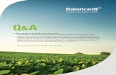 Q: What is the BalanceTM GT Soybean Performance System? A · TM GT Soybean Performance System? A: The Balance TM GT Soybean Performance System is a collaboration between MS ... TM