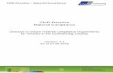 CIVD Directive Material Compliance - Startseite Directive... · The CIVD Directive – Material Compliance aims to ensure that ... materials and ancillary materials for initial ...