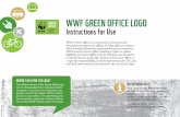 WWf green offIce logo · in the document or presentation template, ... frame of the bike or on the car window. ... ECOLOGICAL FOOTPRINT GREEN OFFICE A WWF INITIATIVE TO