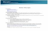 Matter Manager - LexisNexis€¦ · Selecting Matters When starting Matter Manager for the first time, you must select a matter. A Pop Up Help - ... Matter Manager matter. ...