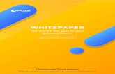 The world’s first peer-to-peer options platform. · SPARROW EXCHANGE WHITEPAPER | BACKGROUND PAGE 05 OF 34 A volatile cryptomarket is the perfect place to deploy options. Options