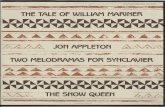 JON APPLETON TWO MELODRAMAS FOR SYNCLAVIERfolkways-media.si.edu/liner_notes/folkways/FW37470.pdf · TWO MELODRAMAS FOR SYNCLAVIER The Tale of ... The next morni ng a young Tongan
