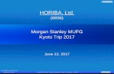 HORIBA, Ltd. · HORIBA MIRA full-year results in HORIBA’s consolidated results included for the first time HORIBA BIWAKO E-HARBOR began operation Expansion of HORIBA STEC’s ...