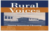 hac voices 4.04 40 - ruralhome.orgruralhome.org/storage/documents/voicesspring2004.pdf · Housing Assistance Council Rural Voices • Spring 20042 Dear Friends, The ﬁrst Americans,