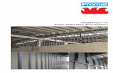 PROMATECT -H Single Sided Steel Stud Partition single sided... · Partitions General Information 3 Steel Frame Components Board Fixing Promat boards may be installed horizontally
