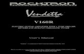 V160R Manual - Guitar Preamps · V160R ELECTRIC GUITAR AMPLIFIER WITH A TUBE PREAMP, REVERB AND BUILT-IN CHROMATIC TUNER User’s Manual May be covered by one or …