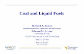 Coal and Liquid Fuels - Stanford University · Coal and Liquid Fuels ... • DOE has had modest coal liquids program since SFC days ... • Uses five billion gallons of petroleum