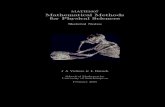 MATH1007 Mathematical Methods for Physical Sciences · MATH1007 Mathematical Methods for Physical Sciences Skeletal Notes J A Vickers & L Barack School of Mathematics University of