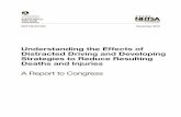 Understanding the effects of distracted driving and … · of distracted driving and developing strategies to reduce resulting deaths and injuries: A report to congress. (Report No.