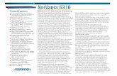 NetVanta 6310 - BarcodesInc · n Converged service solutions ... The NetVanta 6310 contains two integrated 10/100Base-T Ethernet interfaces for data ... n RTP Payload for DTMF Digits