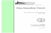 Oxy-Gasoline Torch - InfoHouseinfohouse.p2ric.org/ref/13/12747.pdf · technology used at the FEMP for segmenting components is an oxy-acetylene cutting ... the relative cutting rate