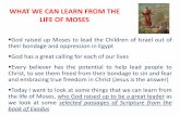 WHAT WE CAN LEARN FROM THE LIFE OF MOSES …coh.org.au/sites/default/files/WHAT WE CAN LEARN FROM THE LIFE O… · WHAT WE CAN LEARN FROM THE LIFE OF MOSES ... that we can learn from