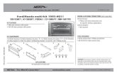Ford/Mazda multi-kit 1995-2011 WIRING & ANTENNA ... · Ford Expedition 1997-2002/F-150 1997-2003/ F-150 (Heritage) 2004/F-250 1998 Excursion 2000-2005, Lincoln Blackwood 2002/Navigator