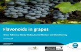 Flavonoids in grapes - awri.com.au · • Flavonoids are important for the colour & taste of wine • Tannins are the major flavonoid present in grapes and wine • Tannins plus anthocyanins