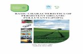 BASIC CHARACTERISTICS OF PERSISTENT ORGANIC POLLUTANTS (POPS) · BASIC CHARACTERISTICS OF PERSISTENT ORGANIC ... the National Implementation Plan for the Management of POPs in ...