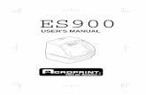 es900 user man - Acroprint Time Recorder Co. · The details of this User's Manual are subject to change without previous notification. ... Thank you for purchasing an Acroprint Model