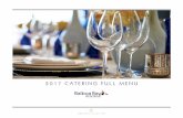 2017 CATERING FULL MENU - balboabayresort.com · 2017 Catering Menus / Menus and Pricing Subject to Change Set p Fee of $150 plus tax for Groups 24 Guests or Less / All Prices Subject