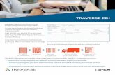 TRAVERSE EDI - ERP Accounting and ERP Solutions · TRAVERSE EDI TRAVERSE® EDI opens your business to the lucrative world of American major retailers. Whether you have a limited volume
