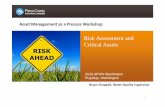 Risk Assessment and Critical Assets - APWA …washington.apwa.net/Content/Chapters/washington.apwa.net/File/Asse… · Risk Assessment and Critical Assets Photo 1 Asset Management