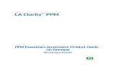 PPM Essentials Accelerator Product Guide - On Demand Clarity PPM 13 2 00  On...PPM Essentials Accelerator Product Guide - On Demand Service Pack 02.0.02 .