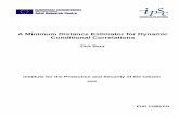 A Minimum Distance Estimator for Dynamic Conditional ...publications.jrc.ec.europa.eu/repository/bitstream/JRC31450/eur... · A Minimum Distance Estimator for Dynamic Conditional