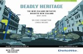 DEADLY HERITAGE - deloitte.com · Nowhere is this more clear than in Wellington, both because of the earthquake risk facing the city and ... DEADLY HERITAGE. DEADLY HERITAGE.
