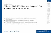 The SAP Developer’s Guide to PHP - reconectar.com.br · The SAP Developer’s Guide to PHP Detailed guidance on integrating PHP applications with SAP systems Expert instructions