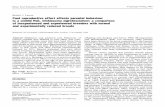 Robert J. Lavery Past reproductive effort affects parental ... · Abstract Defensive and parental care behaviour of convict cichlids that differed in past effort was com- pared. Before