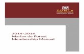 2014-2016 Marian de Forest Membership Manualzonta-district11.org/docs/manuals/MembershipManual.pdf · PREFACE This manual discusses the organizational fundamentals of Zonta, retaining