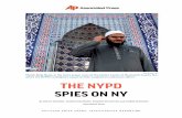 The NYPD - Pulitzer · pulitzer prize entry: investigative reporting The NYPD SPieS oN NY Mel Evans • AP Sheikh Reda Shata, in the men’s prayer room at The Islamic Center of Monmouth