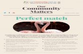 Perfect match - ourcommunity.com.au · CommunityOur Matters Considering a collaboration? If a merger is a marriage, then a partnership is a long-term relationship that might even