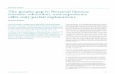 The gender gap in financial literacy: income, … · Research Working Paper 6107 (2012). ... “The Economic Importance of Financial Literacy,” Journal of Economic Literature, 52(1)